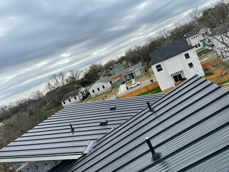 Standing seam metal roof panels with vents for Skylight Repair in Upper Mount Bethel
